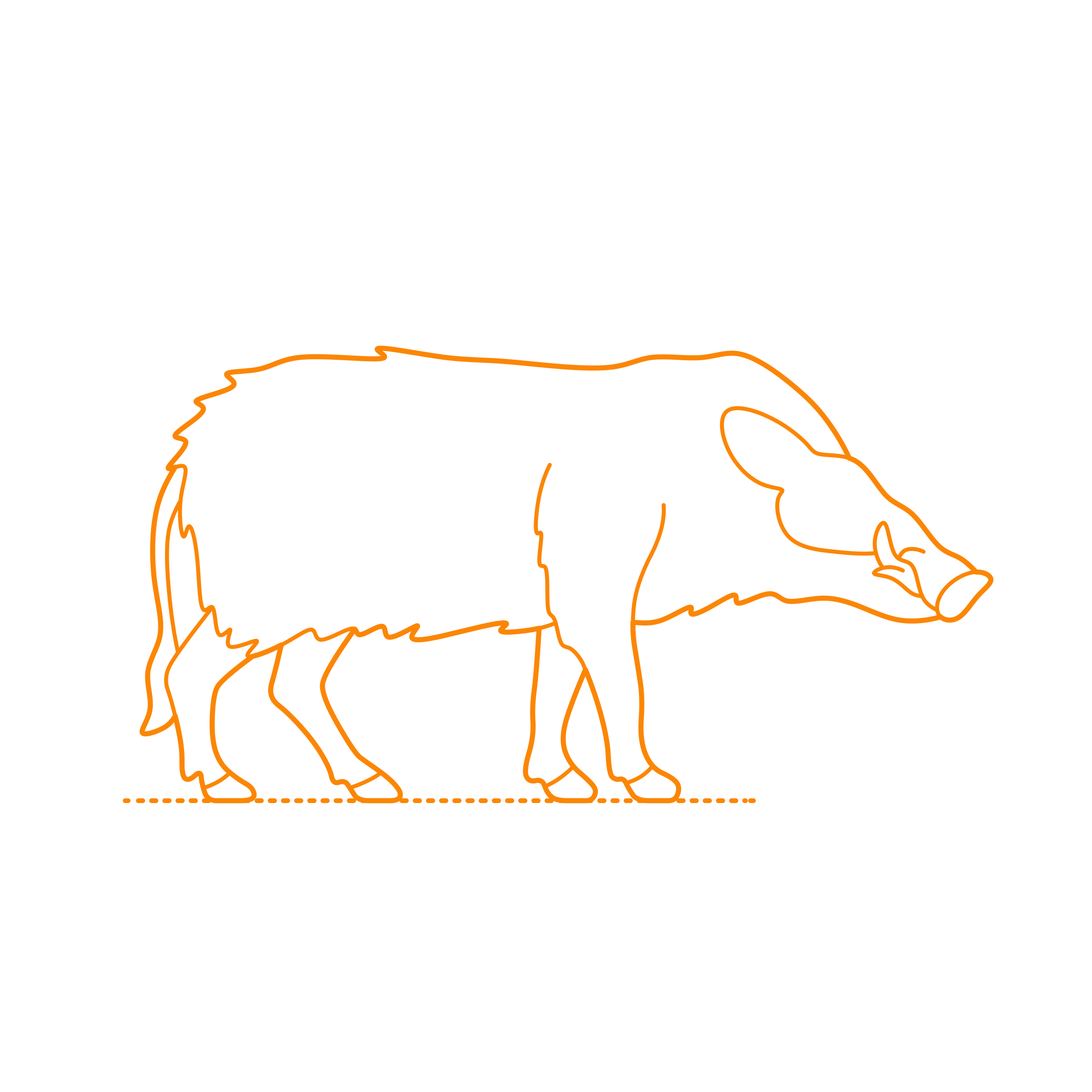Animals Pigs Giant Forest Hog Tracing Svg Vector Free Vectors